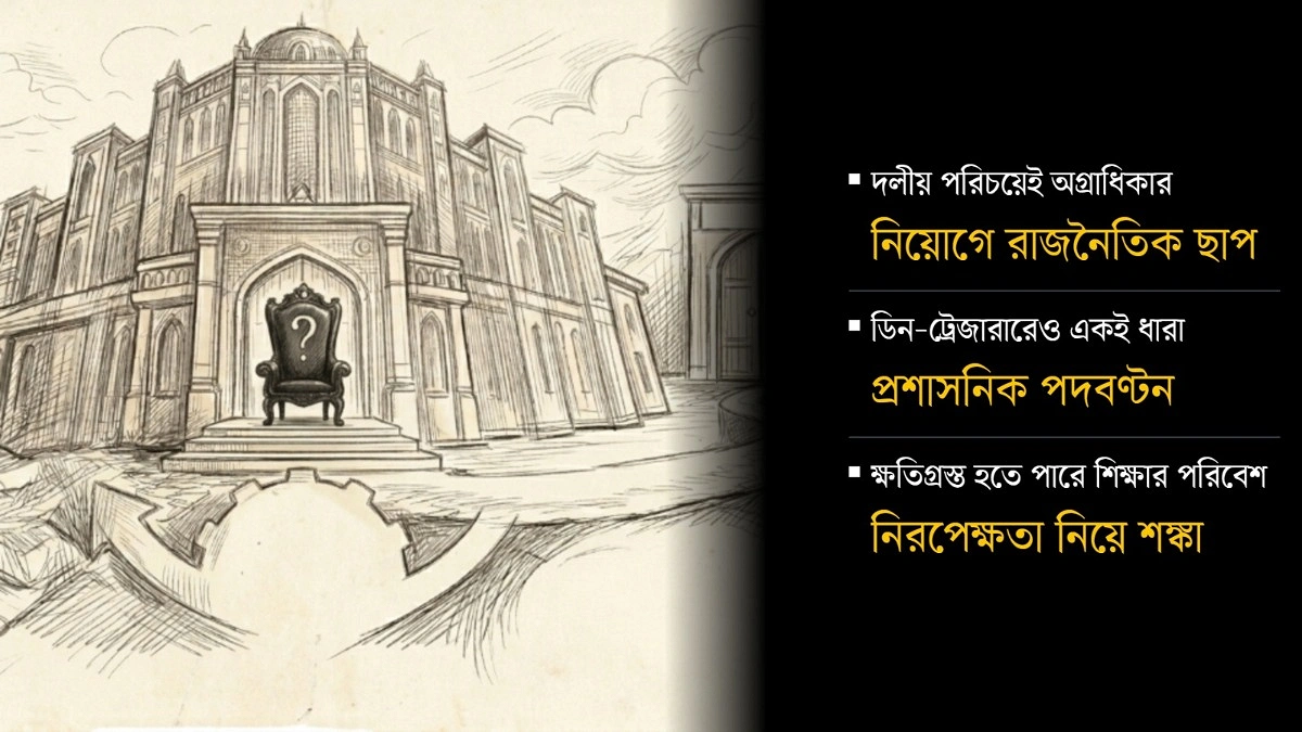 বদলেছে সরকার, বদলায়নি প্রক্রিয়া