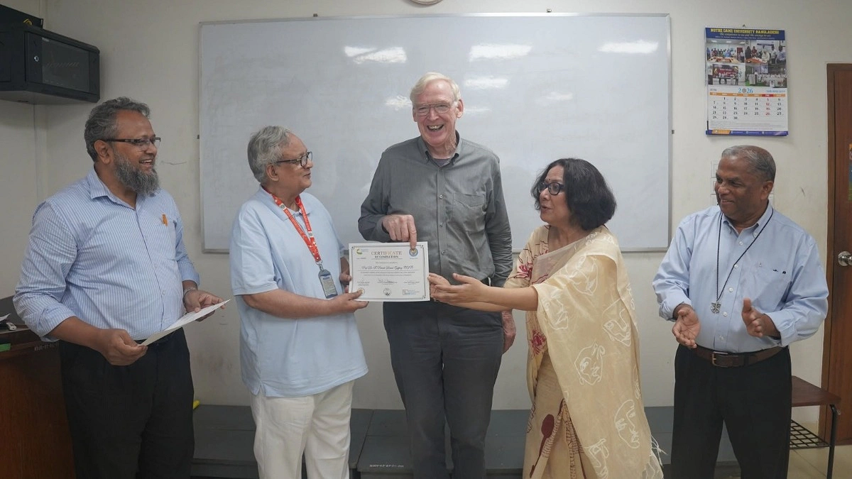 নটর ডেম বিশ্ববিদ্যালয়ে চার দিনের প্যালিয়েটিভ কেয়ার প্রশিক্ষণ