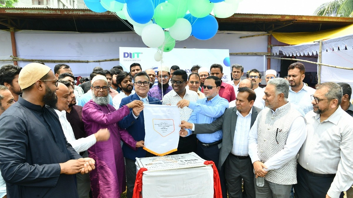 ডিআইআইটির স্থায়ী ক্যাম্পাসের ভিত্তিপ্রস্তর স্থাপন
