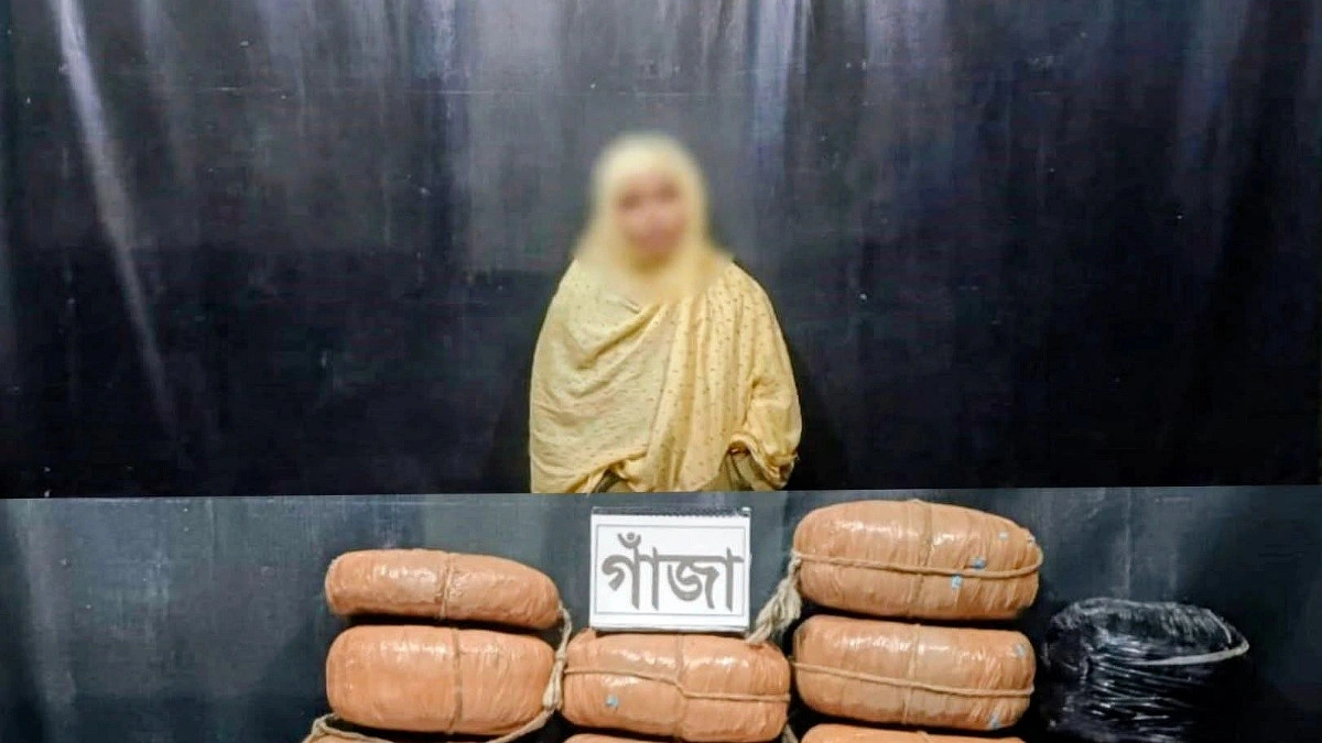 কুমিল্লায় গাঁজাসহ নারী মাদক কারবারি গ্রেপ্তার