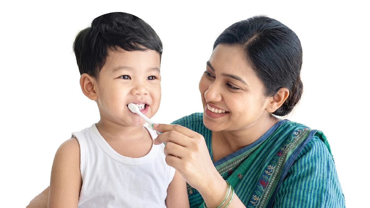 শিশুর দুধদাঁতের যত্ন