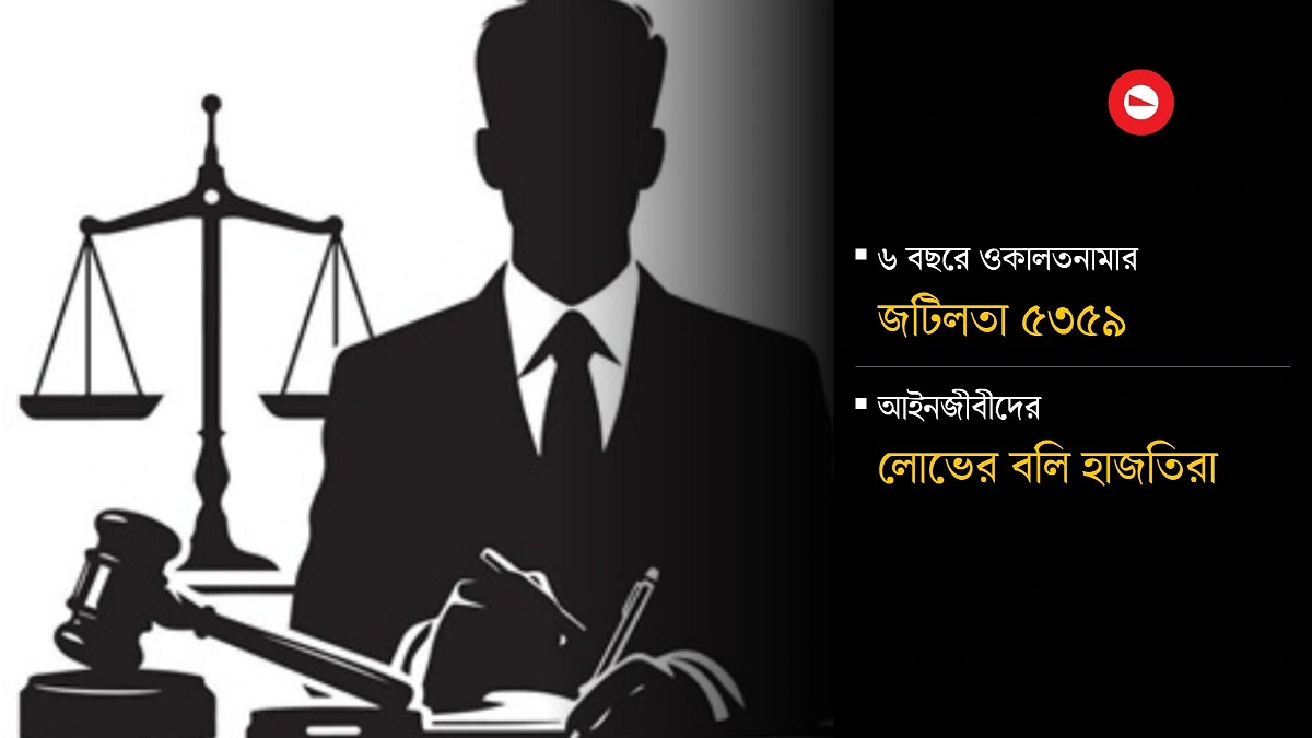 আইনজীবীদের টানাটানিতে নাজেহাল আসামি