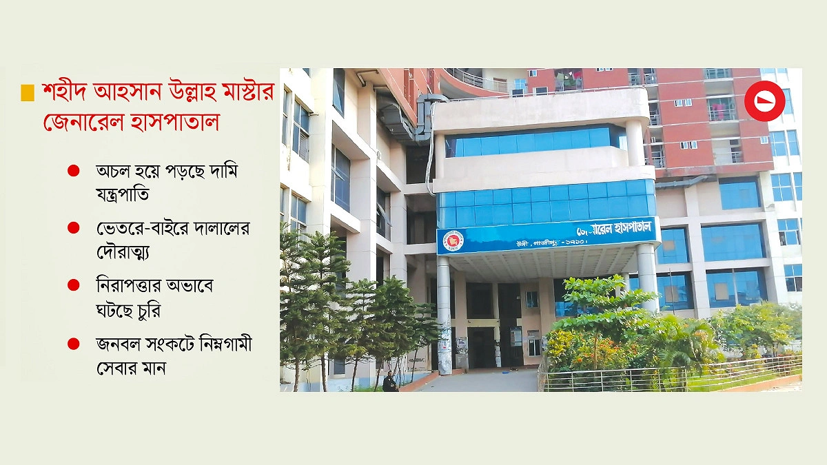 অনেক ‘রোগে’ ভুগছে হাসপাতাল