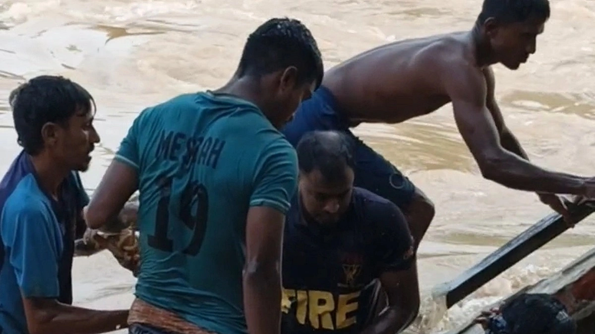 ঢলের পানিতে ঘর ধস, ৭ ঘণ্টা পর উদ্ধার যুবকের মরদেহ