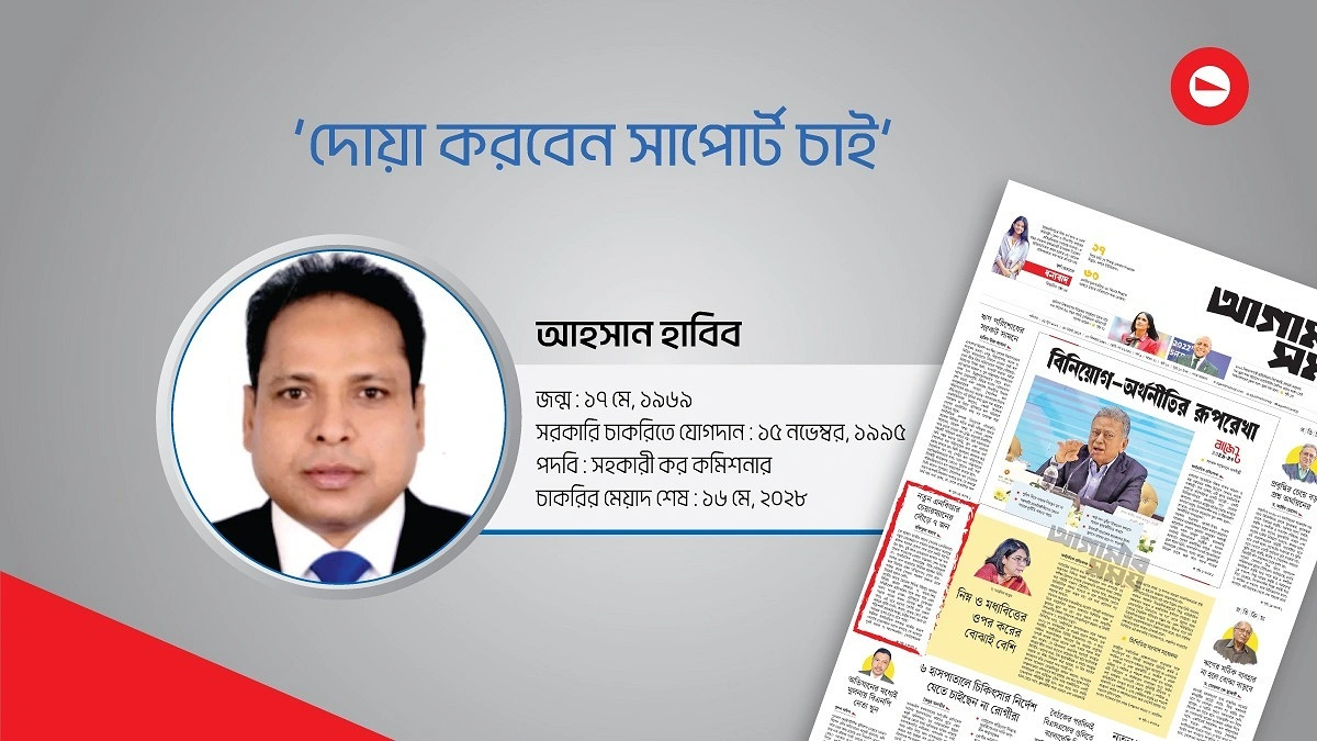 এনবিআরে নতুন ভারপ্রাপ্ত চেয়ারম্যান আহসান হাবিব
