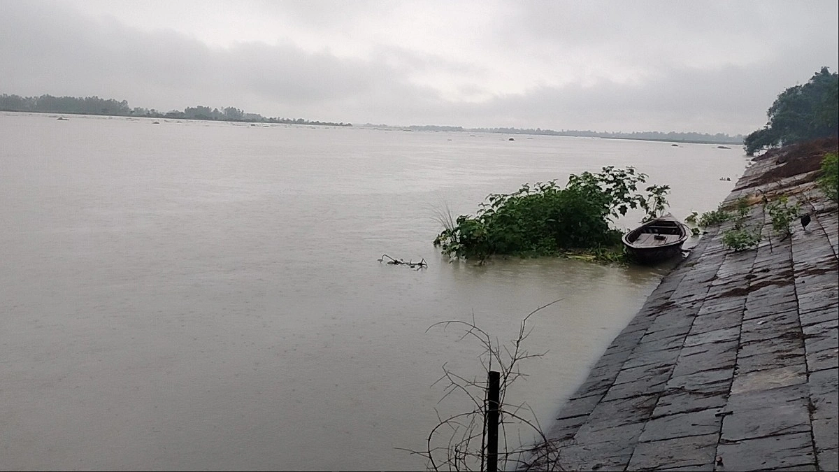 বিপৎসীমার উপরে দুধকুমার নদের পানি, প্লাবিত নিম্নাঞ্চল