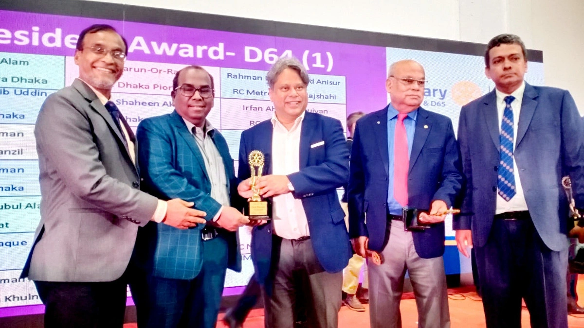 রোটারি ক্লাবের গোল্ড প্রেসিডেন্ট নির্বাচিত হলেন নুরুজ্জামান