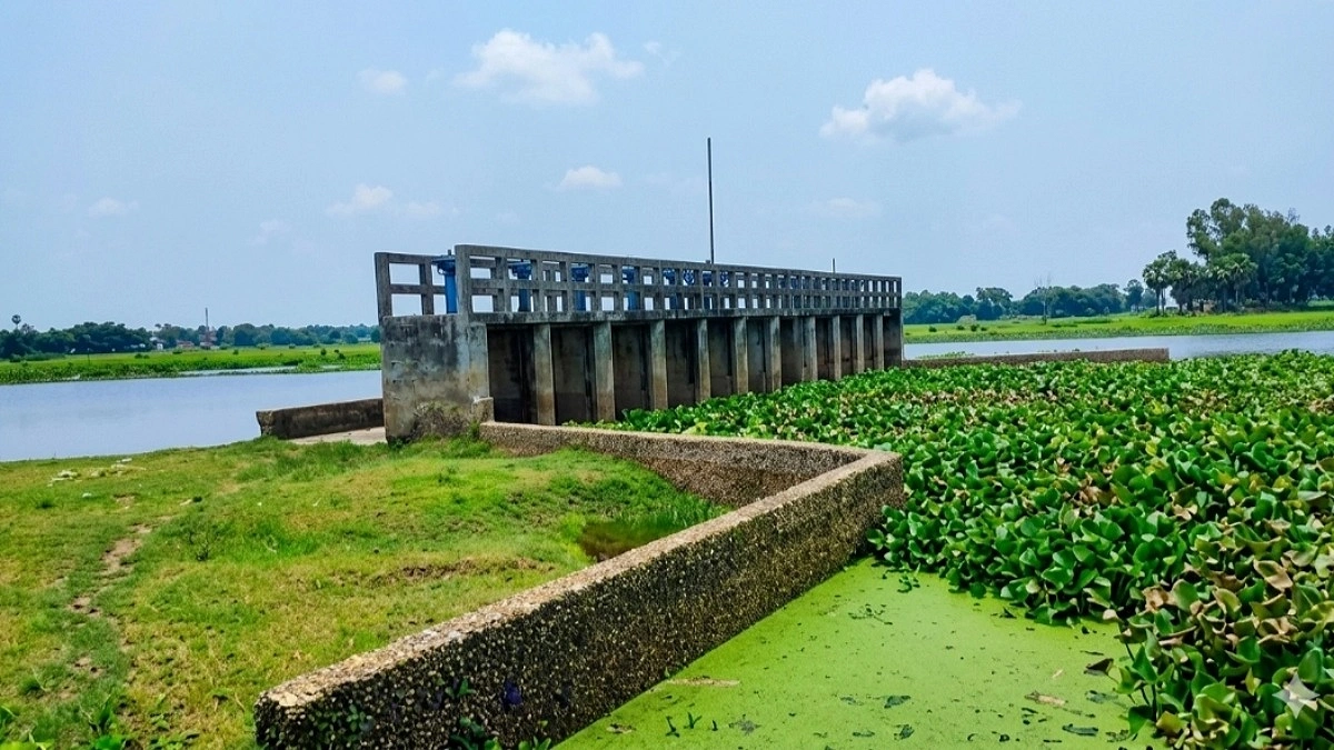 ২ কোটি টাকার স্লুইসগেট এখন কৃষকের গলার কাঁটা