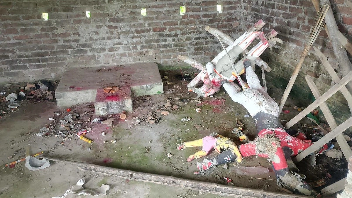 বগুড়ায় তিন মন্দিরের প্রতিমা ভাঙচুরের অভিযোগ