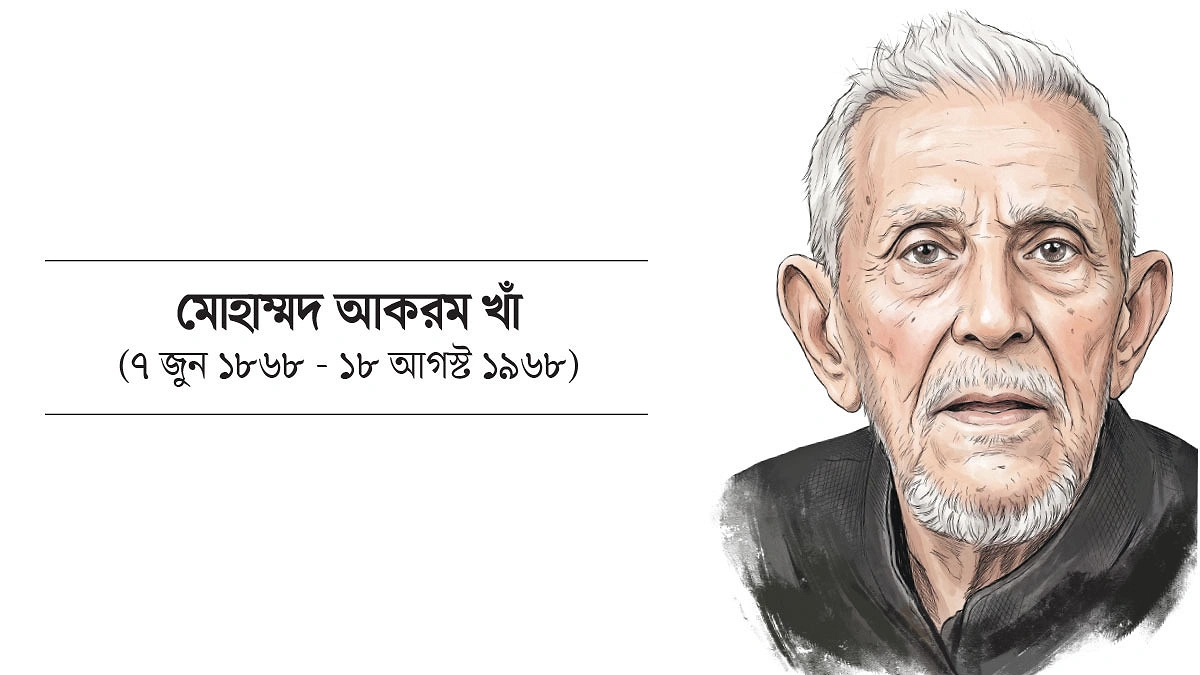 বাংলাদেশের সাংবাদিকতার অগ্রনায়ক আকরম খাঁ