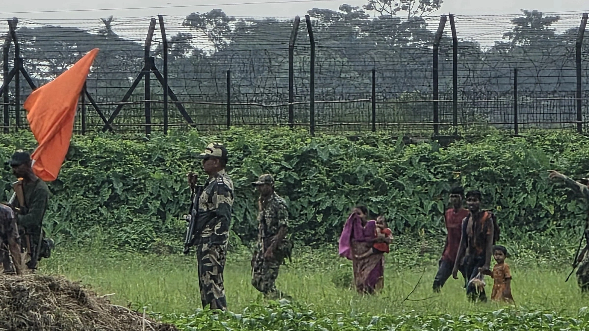 রৌমারী সীমান্তে ৬ জনকে পুশইনের চেষ্টা, বিজিবির প্রতিরোধ