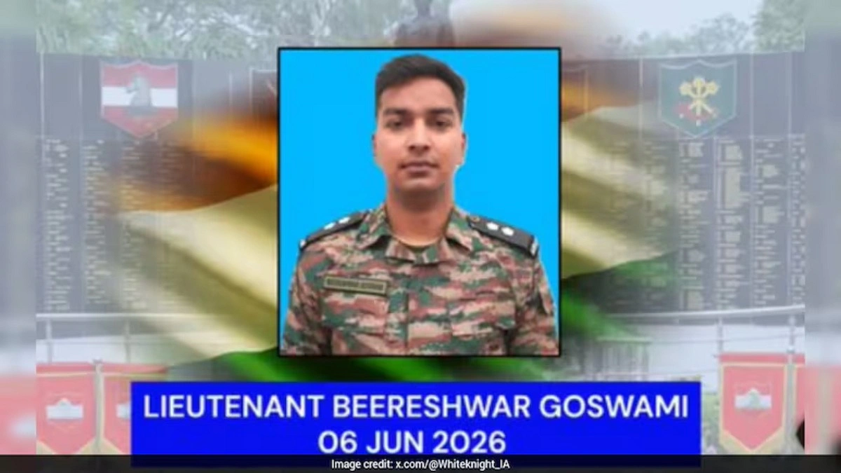 কাশ্মীরে সেনা অভিযানের সময় ভারতীয় লেফটেন্যান্টের মৃত্যু