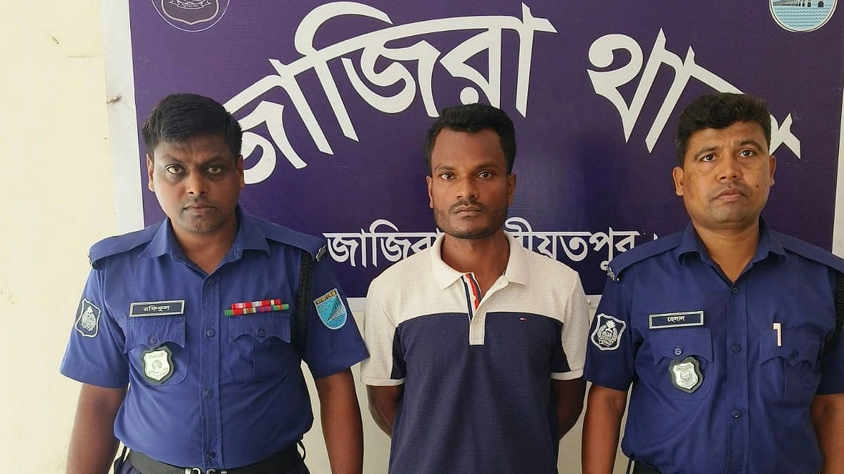 বিদেশি মদসহ জাজিরায় মাদক কারবারি গ্রেপ্তার