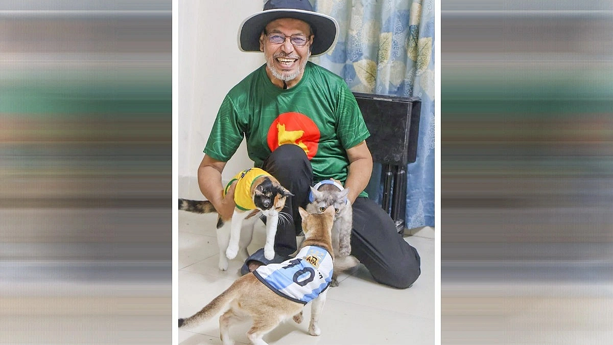 বিশ্বকাপের আনন্দে তার ‘তিন কন্যা’