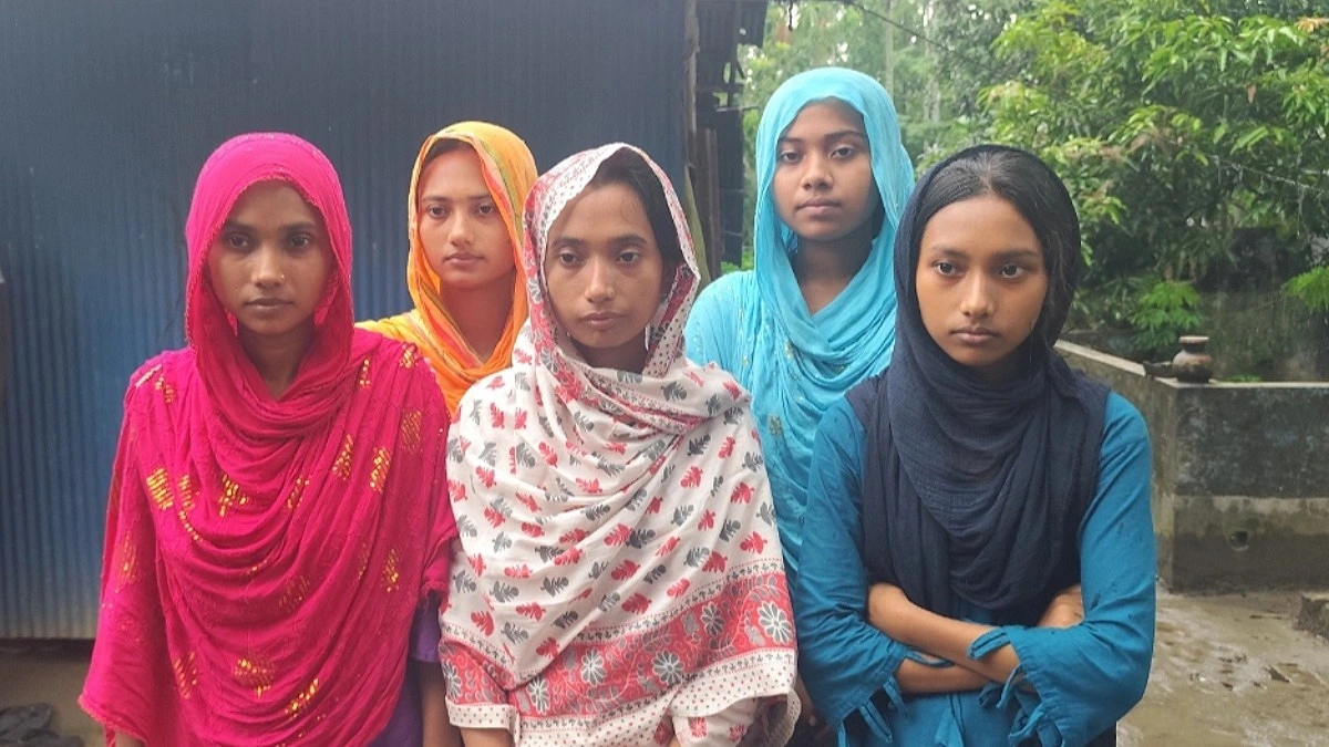 অসহায় সেই পাঁচ কন্যার পরিবারের পাশে ইউএনও