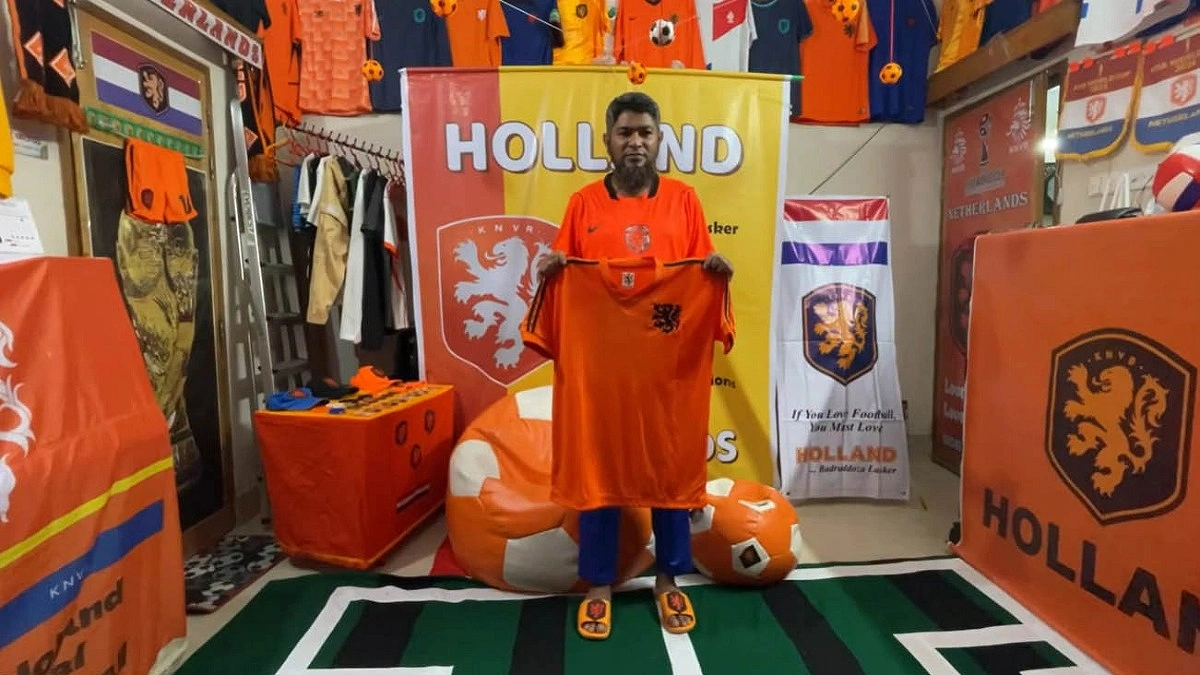 আর্জেন্টিনা-ব্রাজিল নয়, নারায়ণগঞ্জে নেদারল্যান্ডস দলের ব্যতিক্রমী ভক্ত!