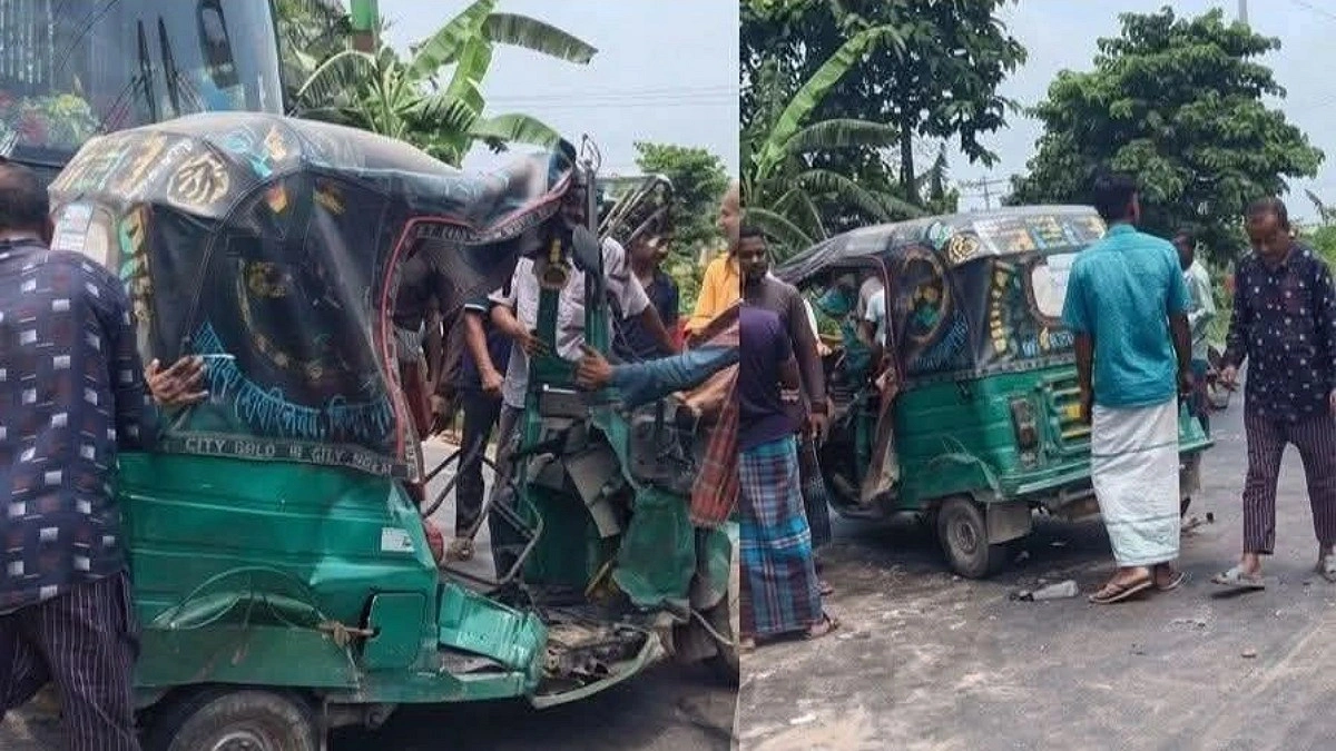 বিরামপুরে বাস-সিএনজি সংঘর্ষে শিক্ষিকার মৃত্যু