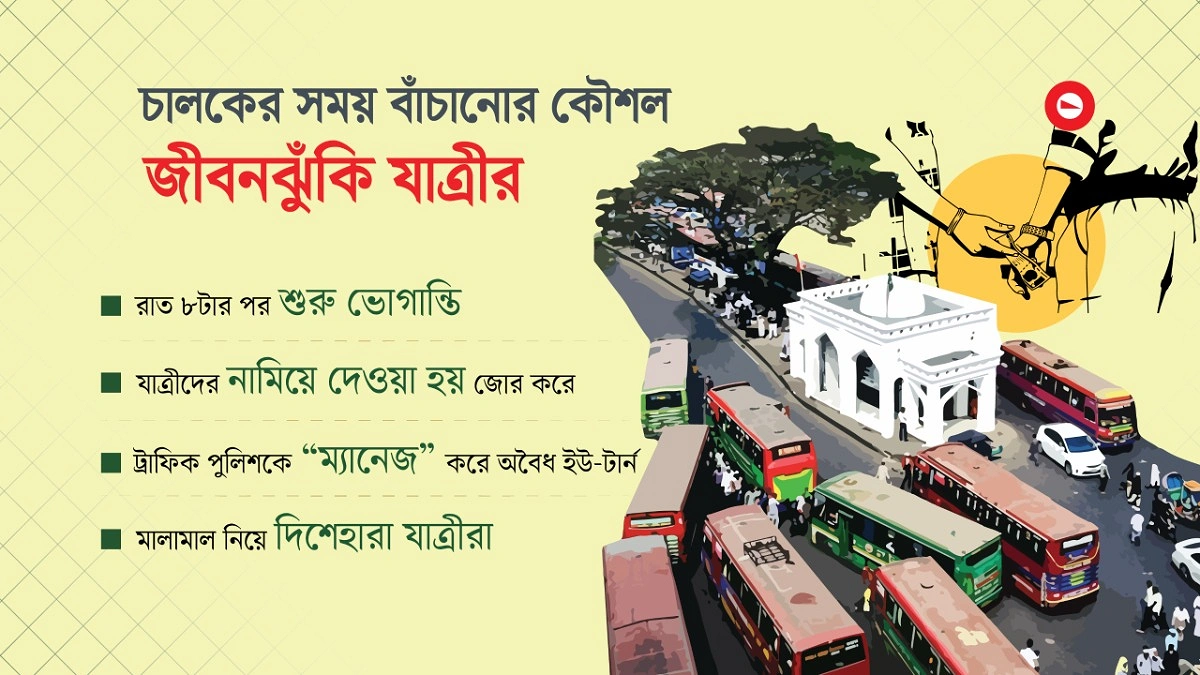 রুট পারমিটের শর্ত ভাঙছেন চালক, ঘুষের সাফাই পুলিশের!