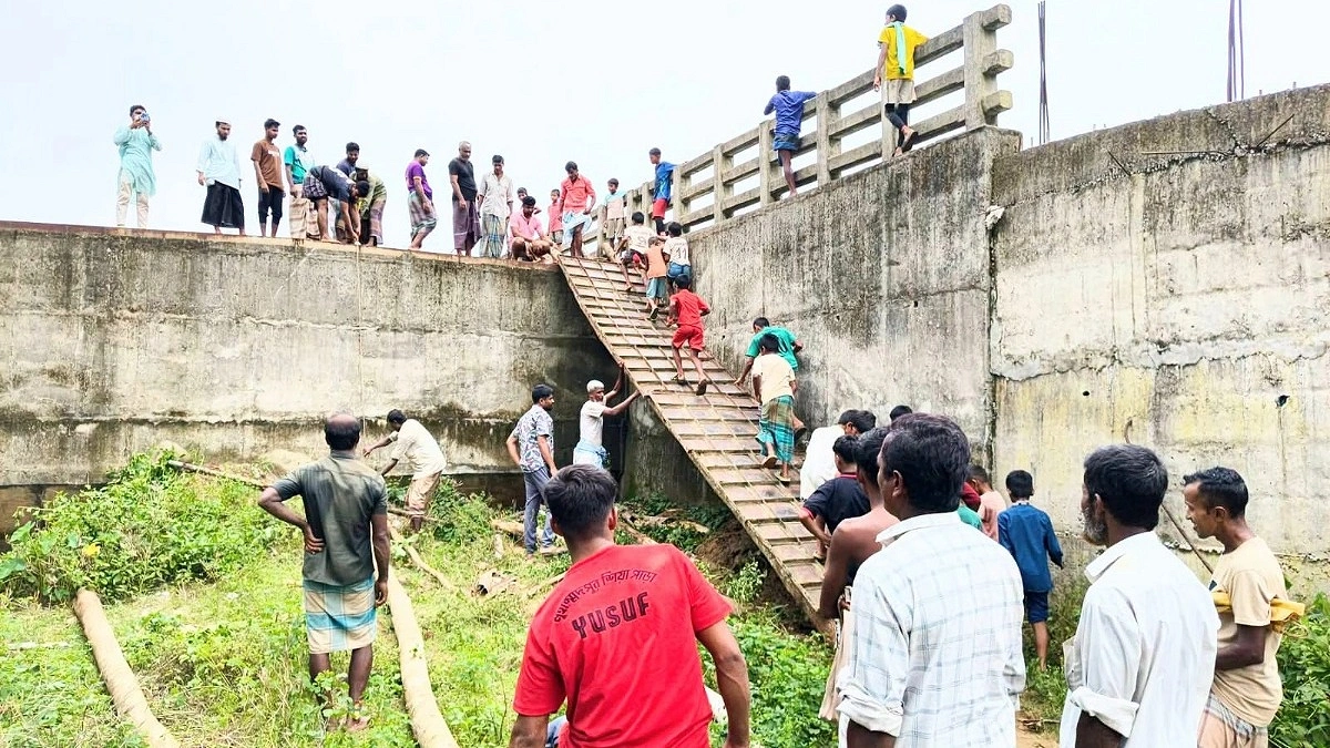 ১৩ কোটি টাকার সেতুতে উঠতে লাগে মই