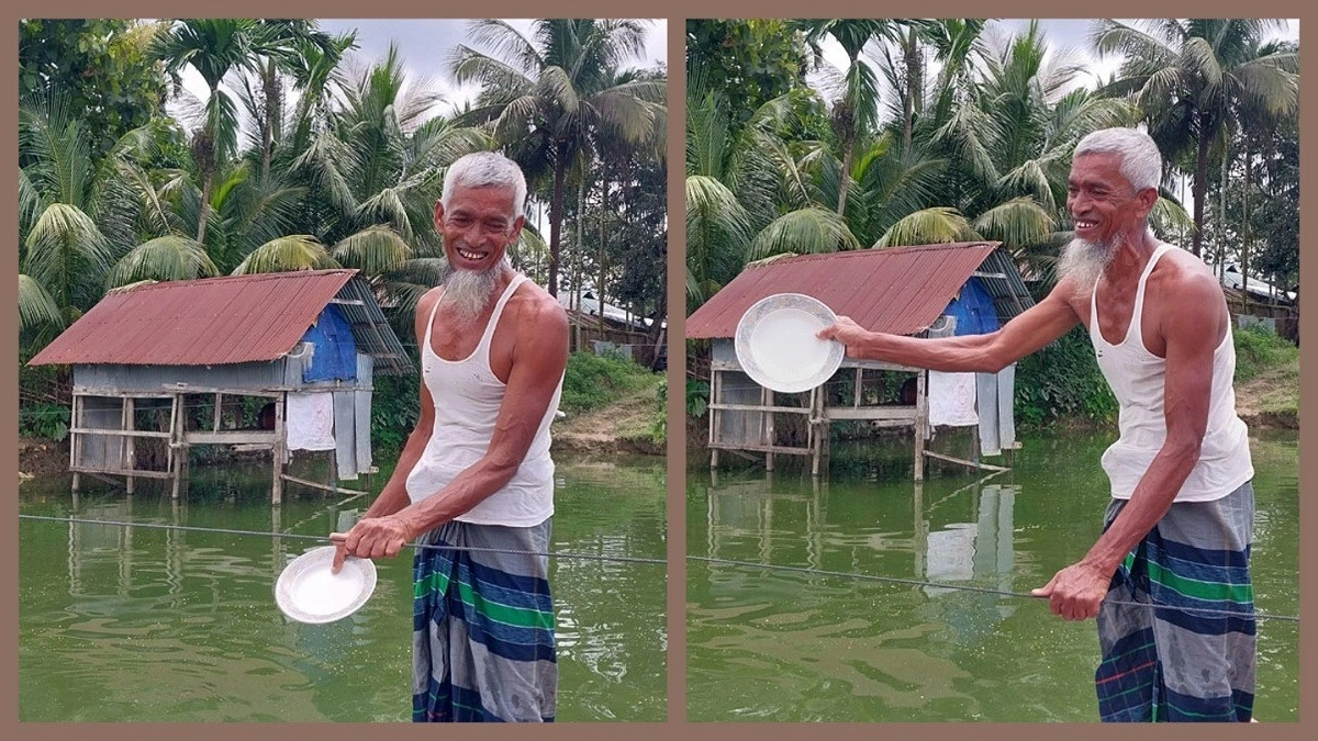 পাহাড়ে মাছ চাষে নীরব বিপ্লবের কারিগর উদ্যোক্তা শাহজাহান