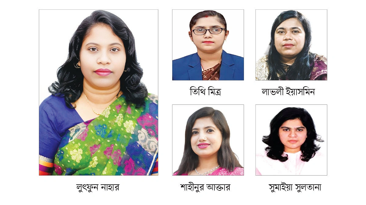 এক জেলায় ৫ শীর্ষ পদে নারী