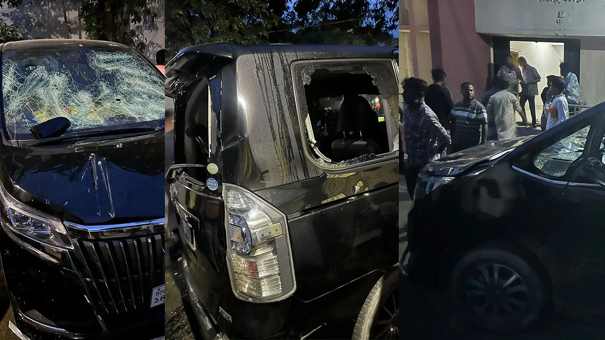 বিএনপির দুই পক্ষের সংঘর্ষ, এমপির গাড়ি ভাঙচুর