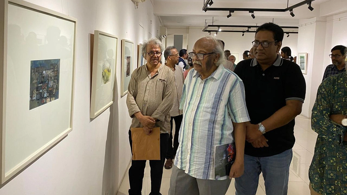 চিত্রকে সামছুল আলম আজাদের তৃতীয় একক চিত্রপ্রদর্শনী শুরু