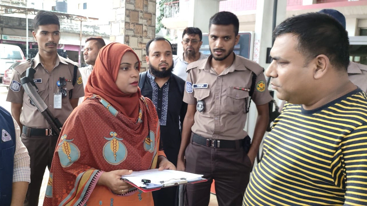 পরিমাপে কারচুপি, তশোফা ফিলিং স্টেশনকে জরিমানা