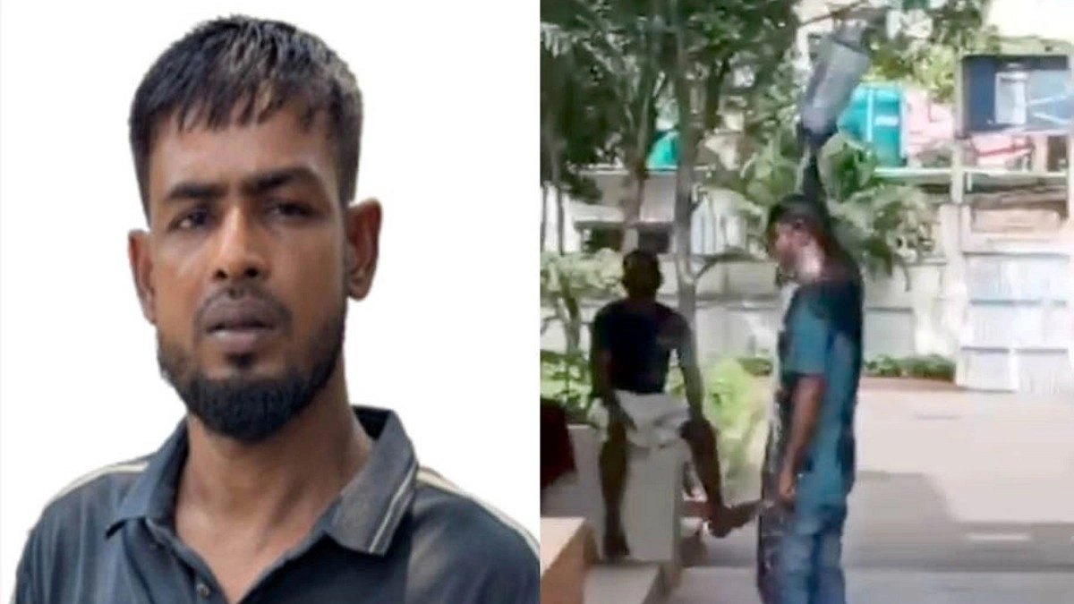 এলাকায় বাগবিতণ্ডা, থানায় এসে কেরোসিন ঢেলে আত্মহত্যার চেষ্টা