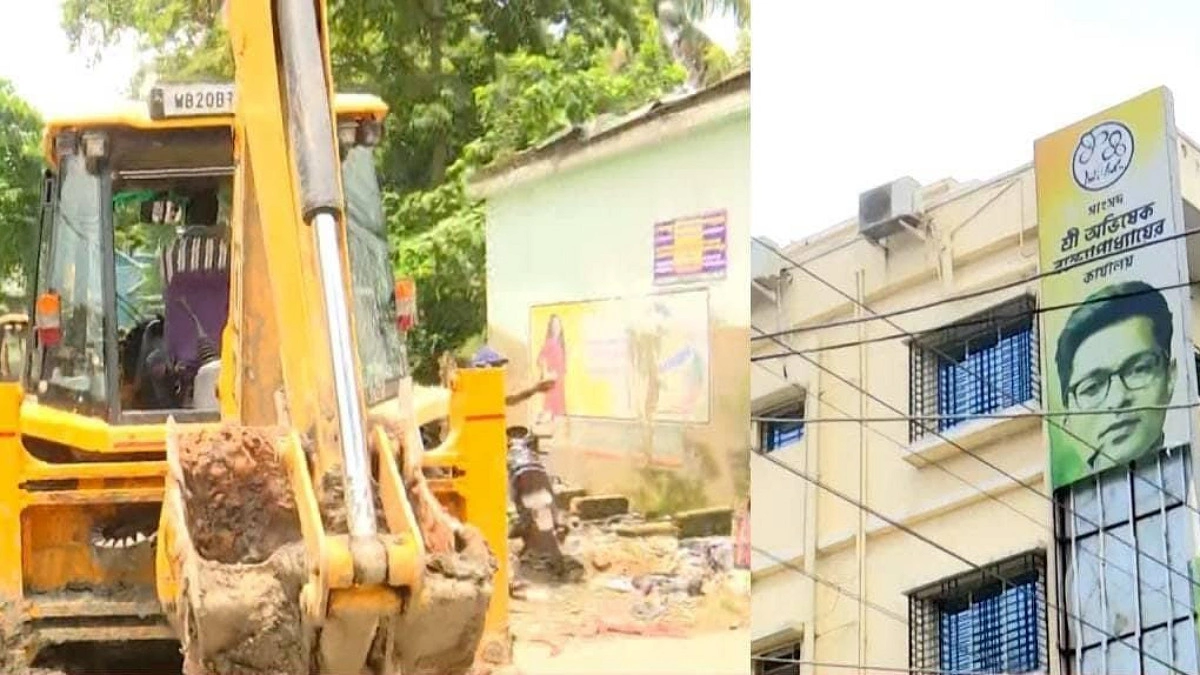 অভিষেকের কার্যালয়ে বুলডোজার অভিযান, ভাঙা হলো বিতর্কিত কাঠামো