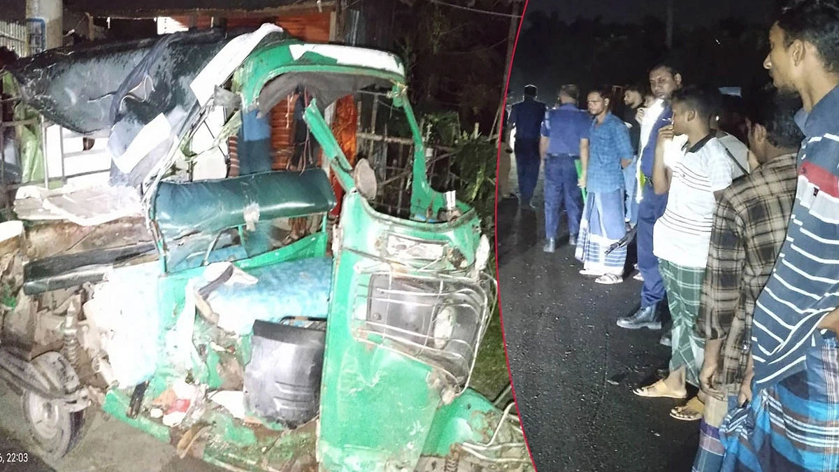 রাজাপুরে বাস-সিএনজি সংঘর্ষে নিহত ২, আহত ৪