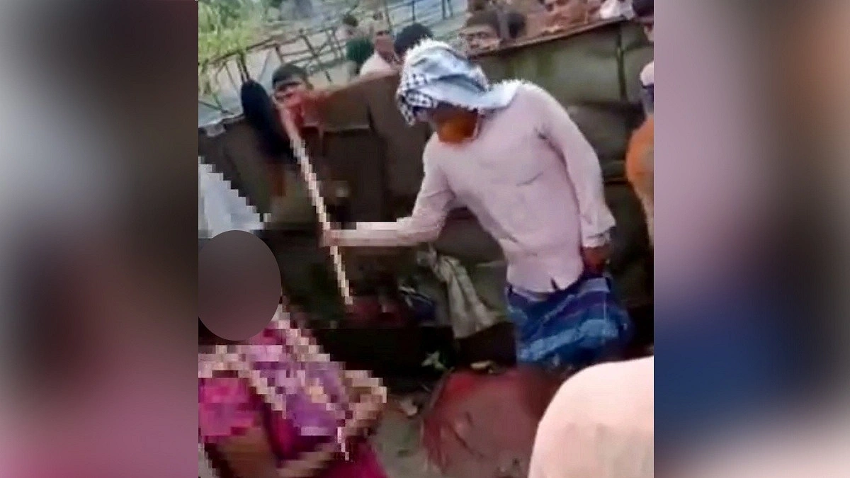 বগুড়ায় মাদকবিরোধী অভিযানে নারীকে লাঠিপেটা ইউপি চেয়ারম্যানের