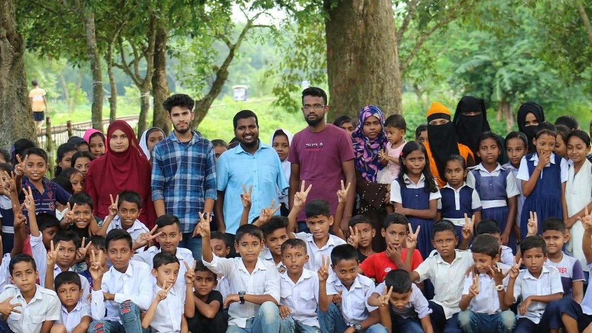 এক হাত নেই, তবু অদম্য মাসুদ আজ অনুপ্রেরণা