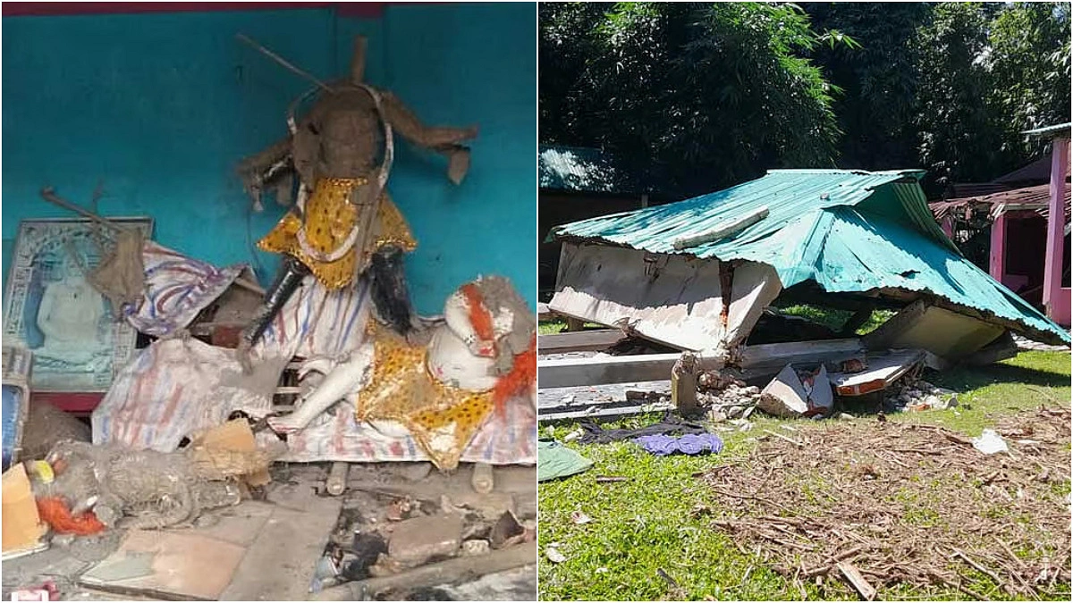 গড়কাটি গ্রামে মিছিল নিয়ে হামলা, ছিল ‘অচেনা মুখ’
