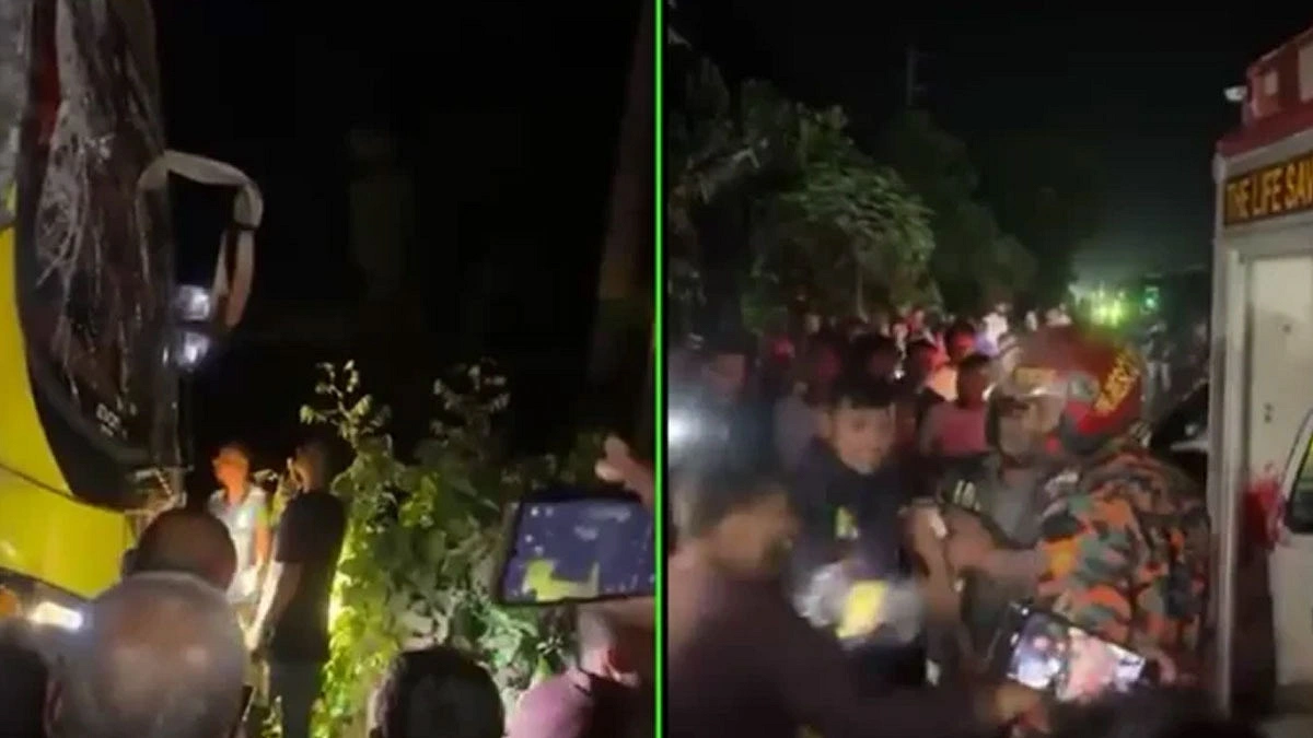 টাঙ্গাইলে বাস-ট্রাকের মুখোমুখি সংঘর্ষে নিহত ৩, আহত ২০