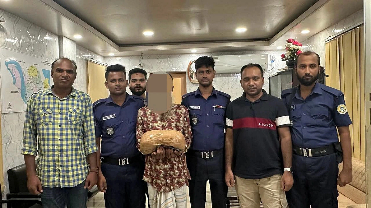 ভোলায় গাঁজাসহ মাদক কারবারি গ্রেপ্তার