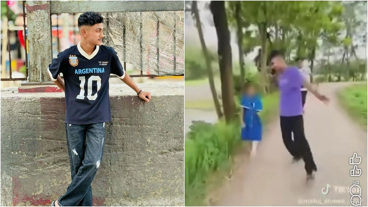 শিশুকে উত্যক্ত করে টিকটক ভিডিও, সেই যুবক আটক