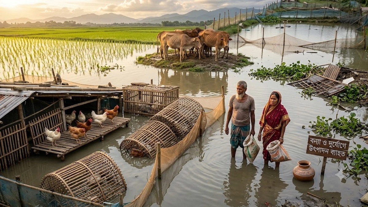 খাদ্য ও প্রাণিজ আমিষ উৎপাদনে ধাক্কা