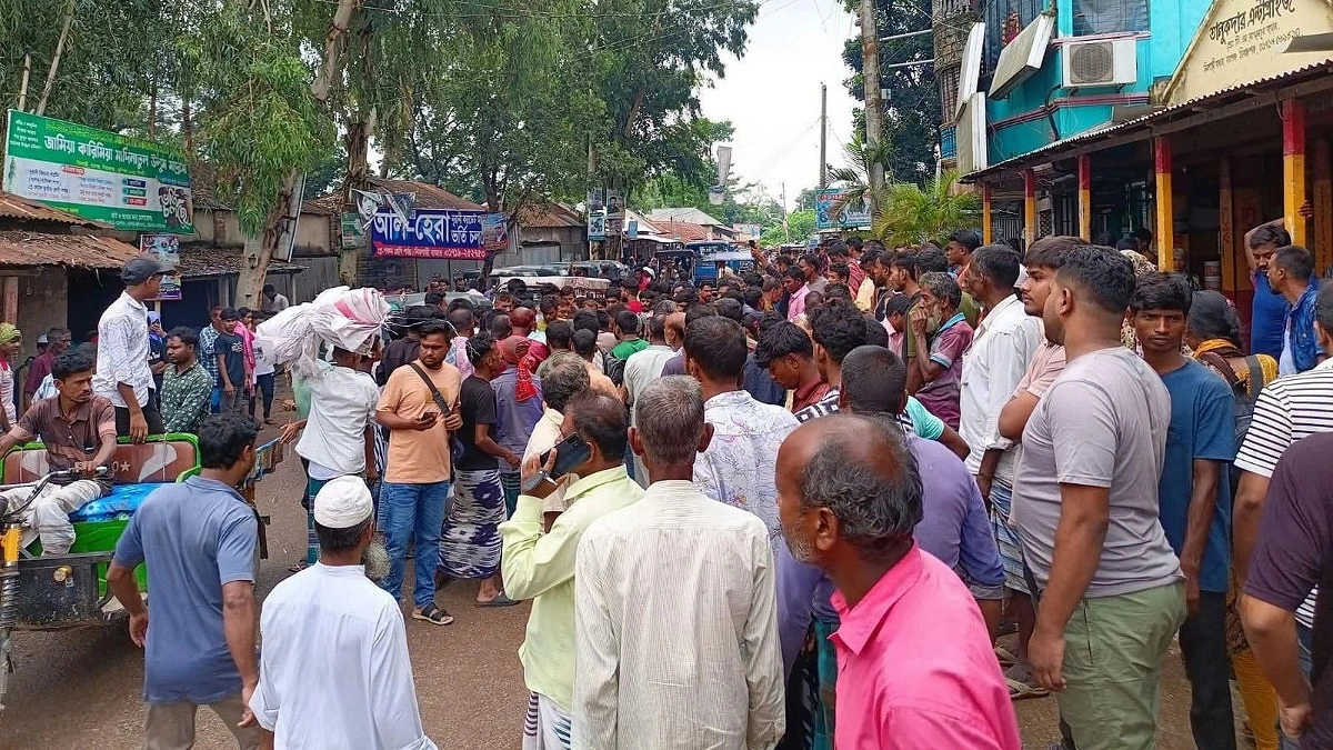 তাড়াশে ট্রাকের ধাক্কায় প্রাণ গেল মাছ ব্যবসায়ীর