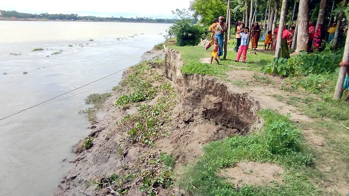 ‘একটা গরু পুষি, তাও বাইন্ধে রাখার মতো জায়গা নাই’