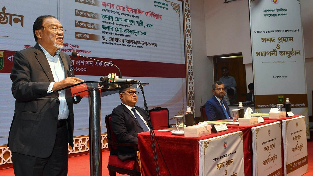 এআই প্রয়োগে জনপ্রশাসন হবে অধিকতর জনবান্ধব : জনপ্রশাসন উপদেষ্টা