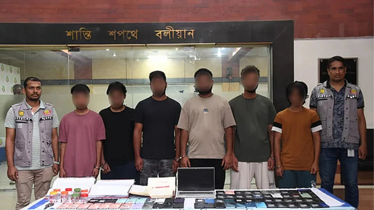 ৬,৬০০ এমএফএস অ্যাকাউন্টের সিম জব্দ, গ্রেপ্তার ৬