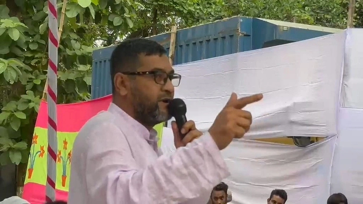 থানার সামনে আত্মহত্যার হুমকি বিএনপি নেতার