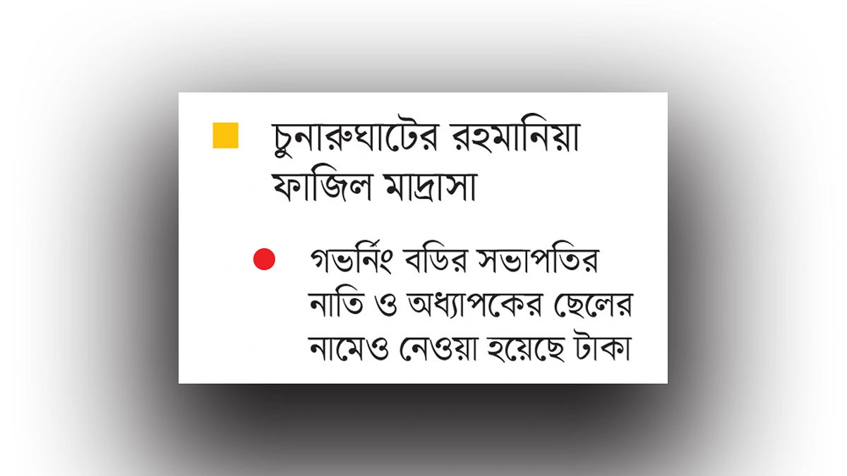 অস্তিত্বহীন কর্মীর নামে অনুদান উত্তোলন