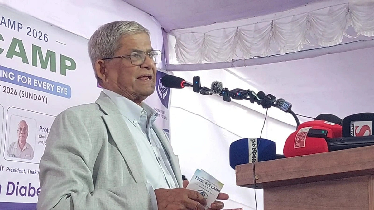 স্বাস্থ্যসেবার উন্নয়নে কাজ করছে সরকার: মির্জা ফখরুল
