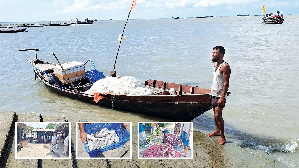 ভরা মৌসুমেও সাগরে ইলিশের আকাল