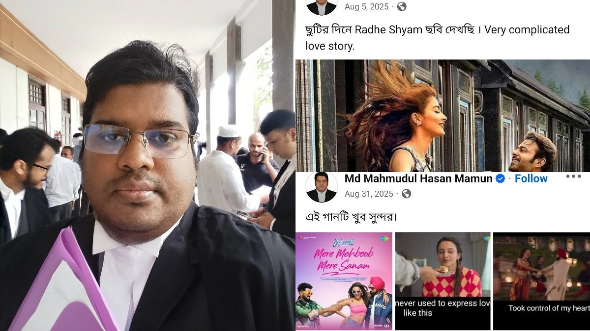 রোমান্টিক নাটক-সিনেমা বন্ধ চাওয়া আইনজীবী নিজেই প্রেমের সিনেমার ভক্ত