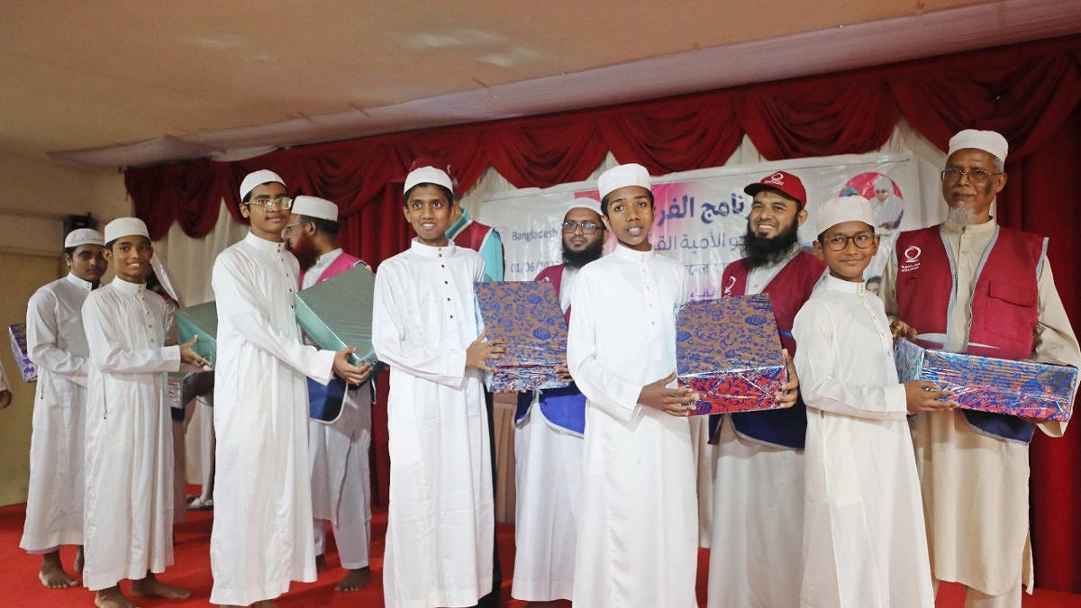 কোরআন শিক্ষা কর্মসূচি শেষে ৫৭ শিক্ষার্থী পেল কাতার চ্যারিটির সম্মাননা