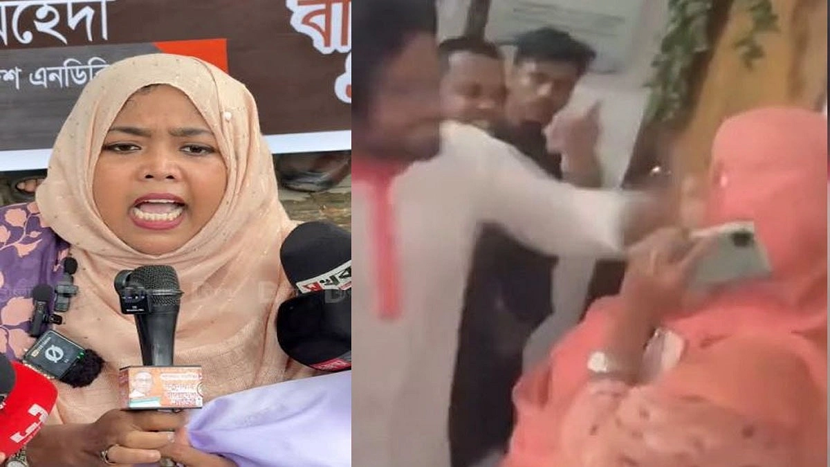শান্তা ফারজানাকে মারধরের ভিডিও ভাইরাল