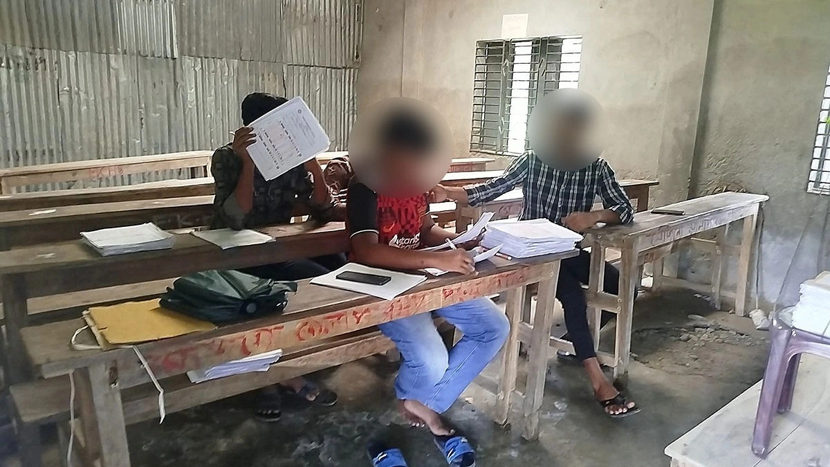 এইচএস‌সির খাতা কলেজছাত্রদের হাতে, ভিডিও ভাইরাল